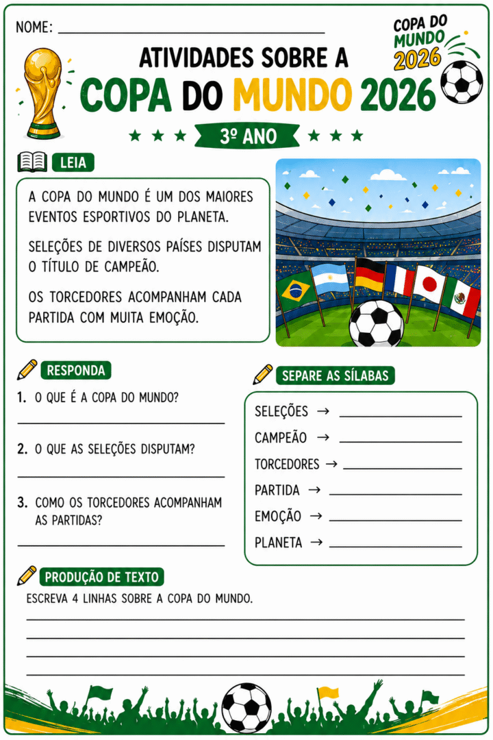 Atividades Copa do Mundo 2026 Para Imprimir Anos Iniciais 4 3 Atividades Copa do Mundo 2026 Para Imprimir Anos Iniciais 4