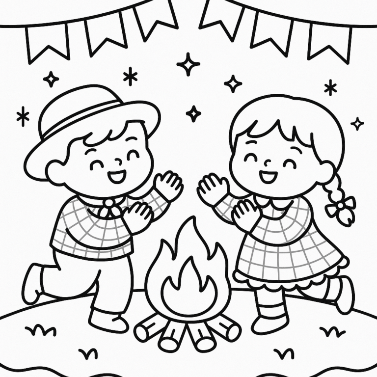 Desenhos Para Colorir Festas Juninas para Imprimir 10 1
