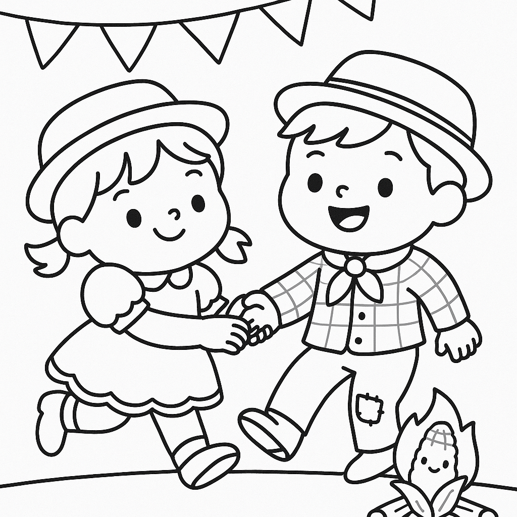 Desenhos Para Colorir Festas Juninas para Imprimir 12 1