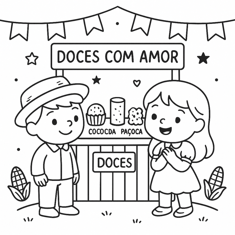 Desenhos Para Colorir Festas Juninas para Imprimir 5 1