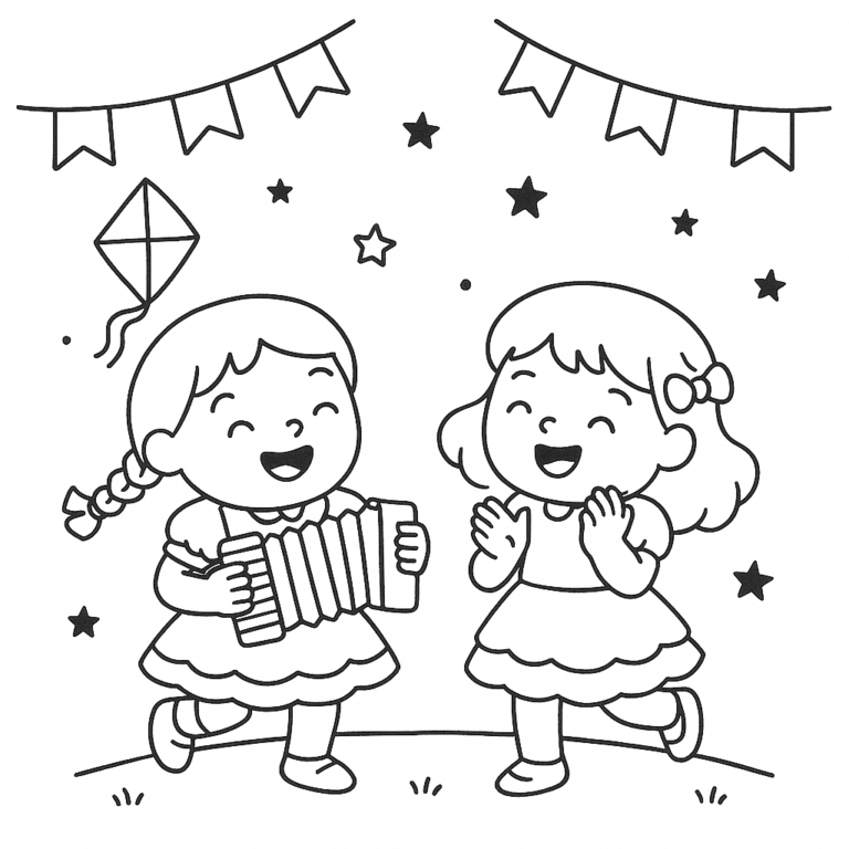 Desenhos Para Colorir Festas Juninas para Imprimir 7 1