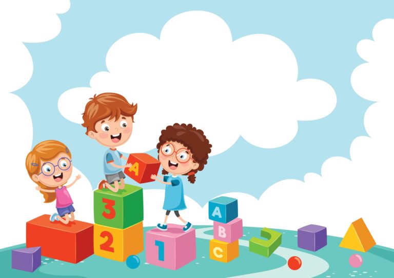 Apostila de Matemática para Educação Infantil 5 ilustracao de criancas brincando 29937 400